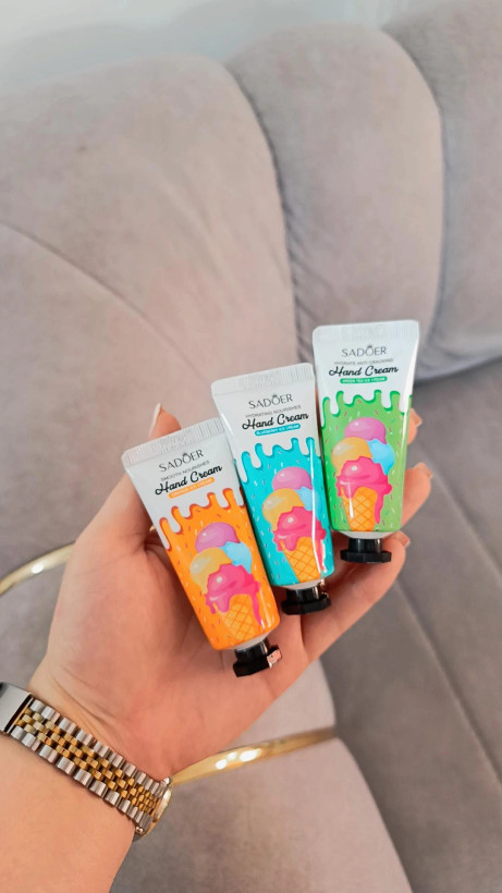 کرم دست طرح بستنی پک ۵ عددی