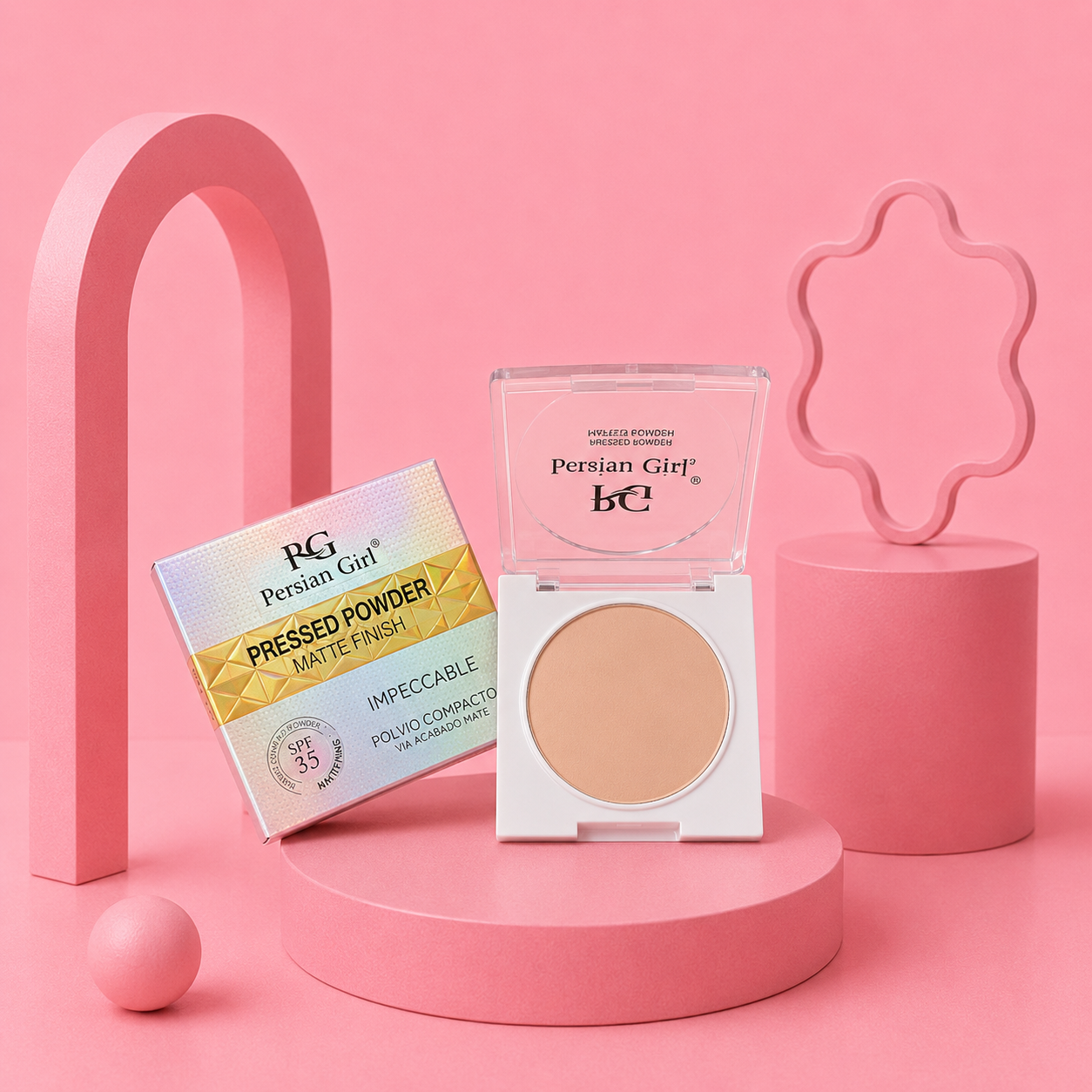 پنکک مات با spf35